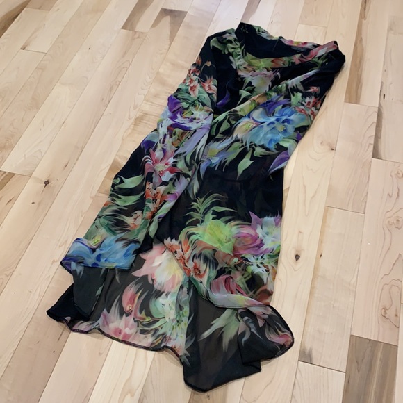 Floral high-low skirt - Picture 3 of 3